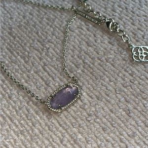 Kendra Scott Amethyst Necklace
